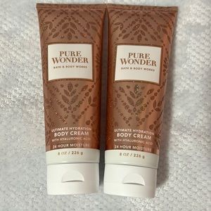 Pure Wonder bath and Bodyworks body cream